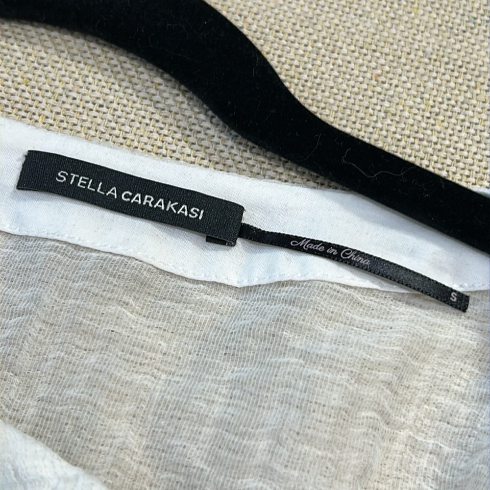 Stella Carakasi Sheer Cotton Open Jacket S - Picture 6 of 7
